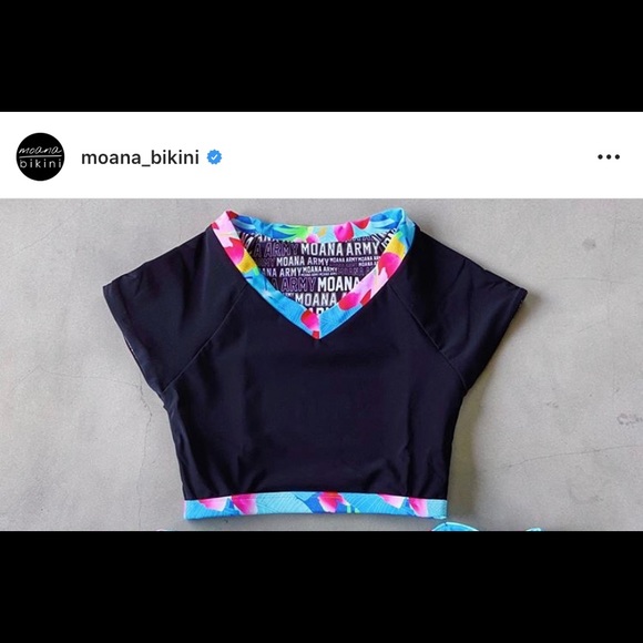 Moana crop swim top - Picture 2 of 5